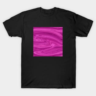 Marble Pink liquid colors grading pattern T-Shirt